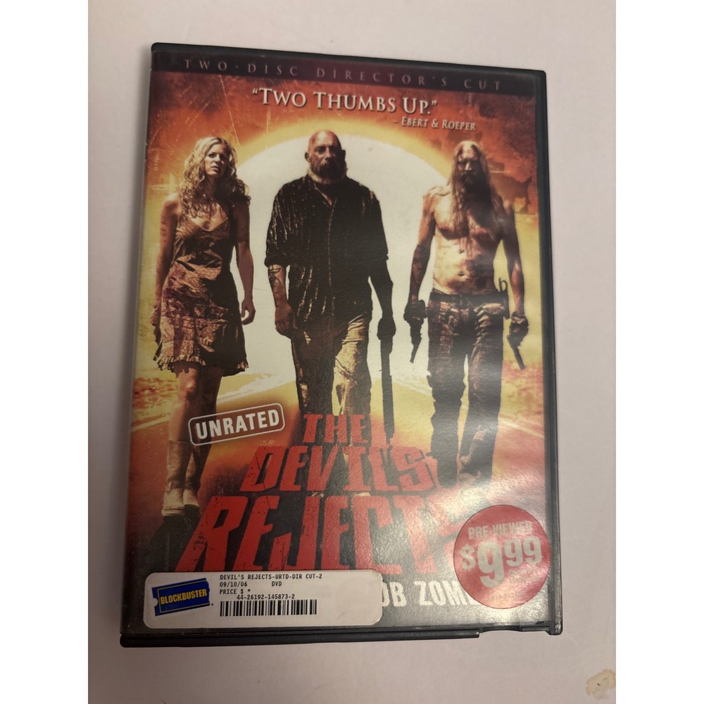 The Devils‎ Rejects Two Disc Directors Cut Unrated Rob Zombie DVD